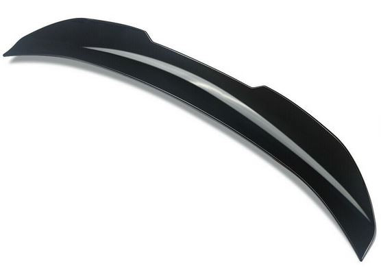 2011-2016 bmw 5 series f10 (528i/535i/550i/m5) psm style rear trunk spoiler lip wing gloss black Close Up