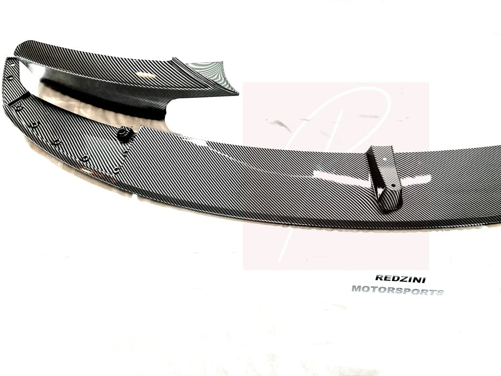 2012-2018 BMW 3 Series F30/F31 (328i/330i/335i/340i) m-sport m performance style front bumper lip splitter spoiler Replica Carbon Fiber Close Up