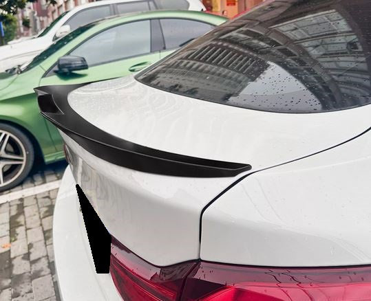 2014-2020 BMW 4 series f36 gran coupe (428i/430i/435i/440i) m4 style rear trunk spoiler lip wing gloss black right