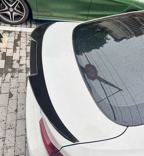 2014-2020 BMW 4 series f36 gran coupe (428i/430i/435i/440i) m4 style rear trunk spoiler lip wing gloss black top right