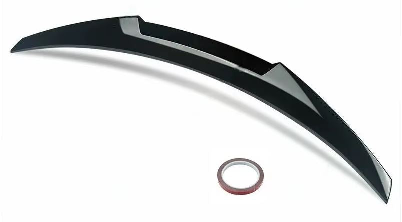 2014-2021 bmw 2 series f22/f87 (228i/230i/m235i/m240i/m2) m4 style rear trunk spoiler lip wing gloss black