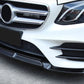 2016 2020 Mercedes E Class Sedan E300 E400 W213 Brabus Style Front Lip Gloss Black Front Right Close Up