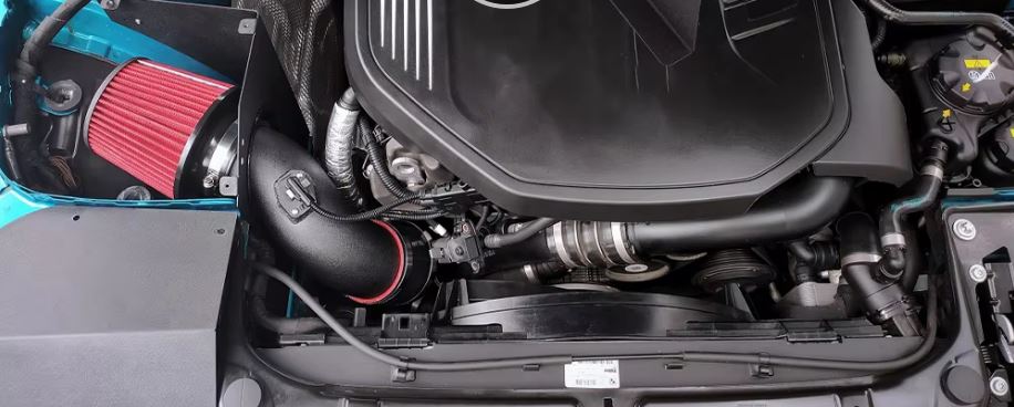 2016+ BMW 2/3/4 Series F22 F30 F32 F36 M240i 340i 440i B58 Cold Air Intake Installed