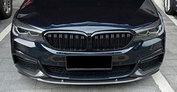 2017-2020 BMW 5 Series G30 M Style Kidney Grille Gloss Black Front Center