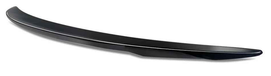 2017-2023 BMW 5/m series g30/f90 (530i/540i/m550i/m5) pre lci and lci m performance style rear trunk spoiler lip wing Gloss Black Back Right Close Up