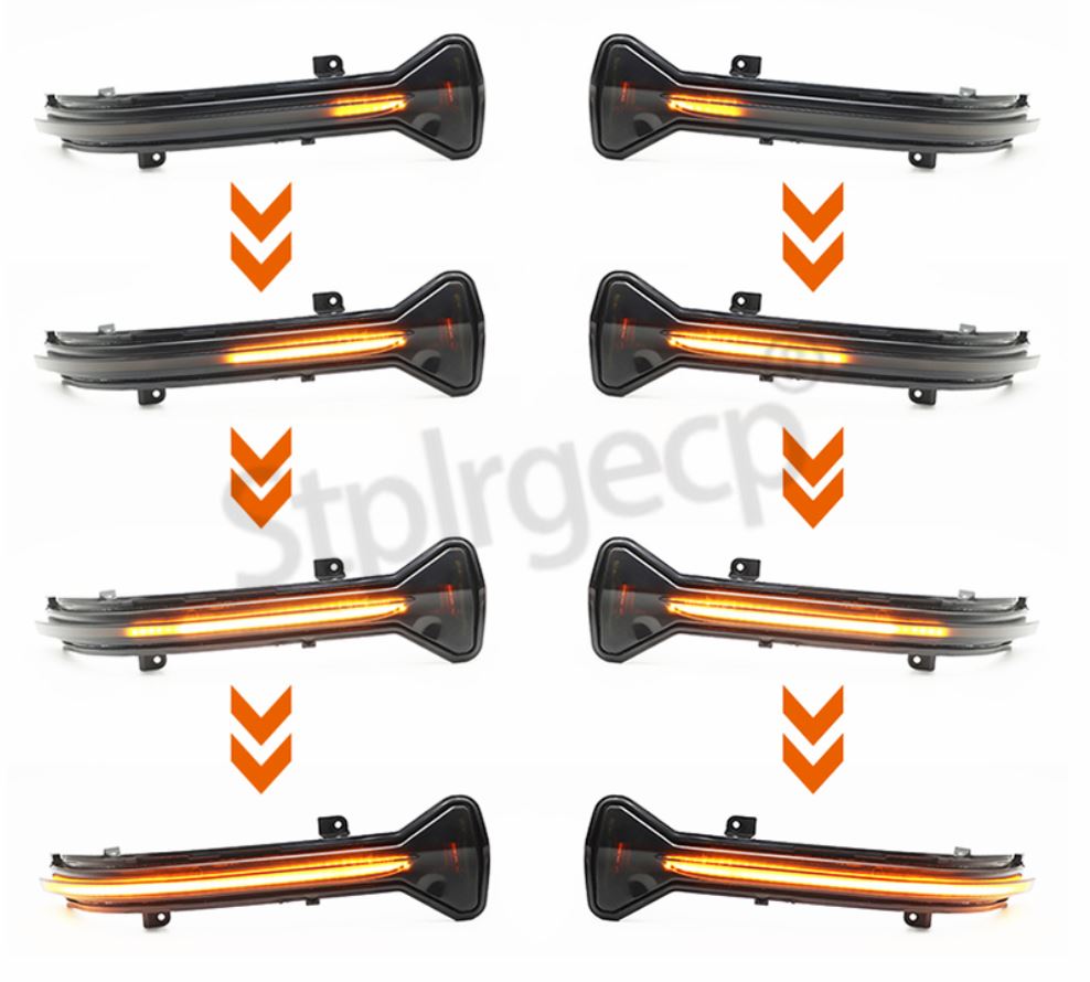 2017-2023 bmw 3/4/5 series (g20/g22/g23/g26/g30 (330i/m340i/430i/m440i/530i/540i/m550i) smoked led dynamic sequential turn signals