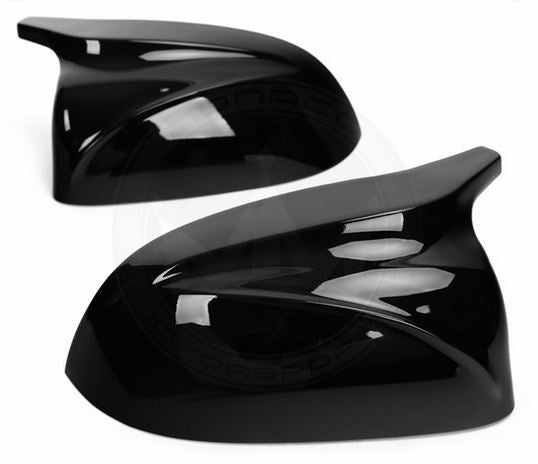 2018-2025 bmw x series g01/g02/g05/g06 (x3/x4/x5/x6) pre lci and lci m style mirror caps gloss black close