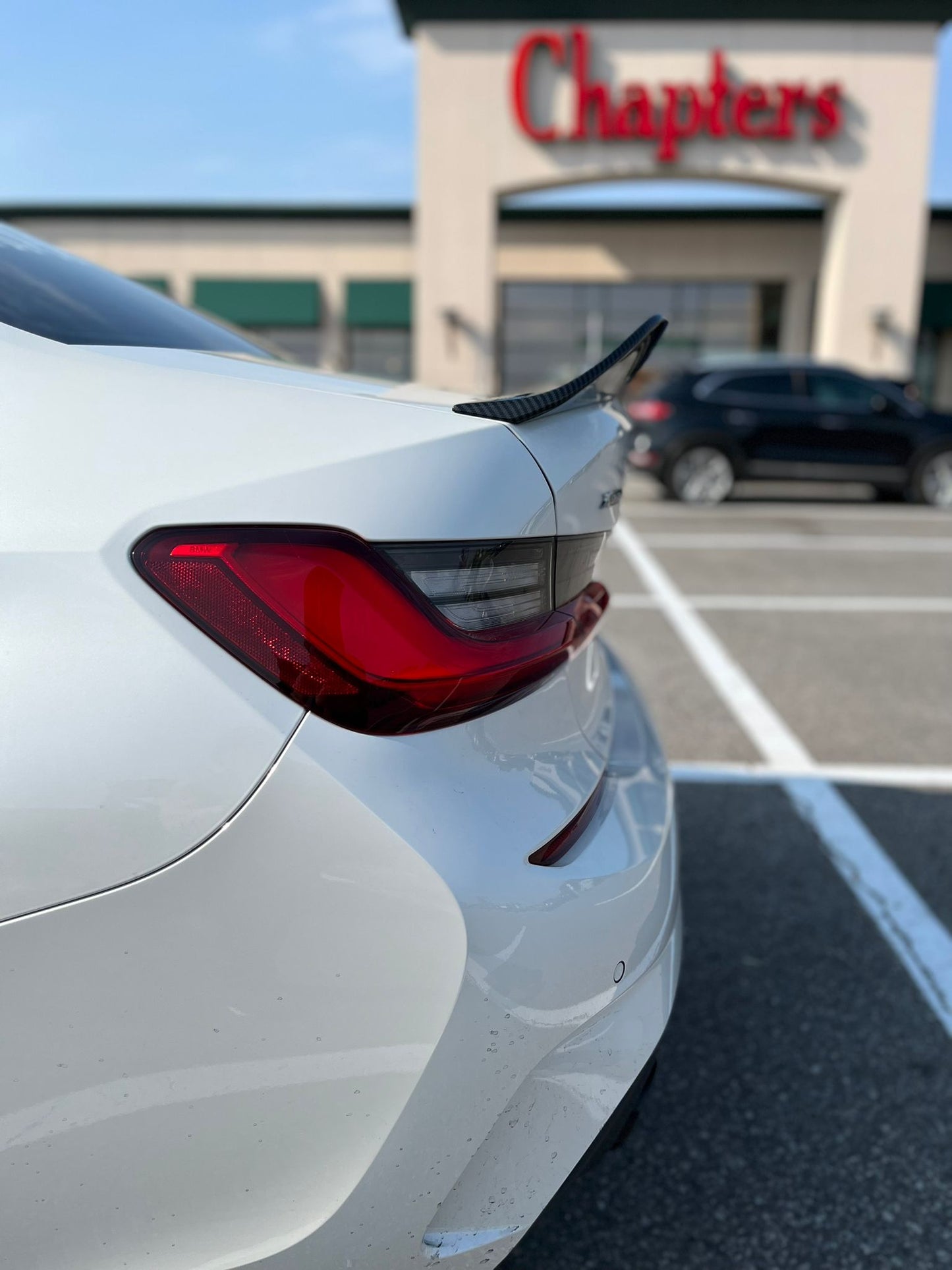 2019-2025 BMW 3/m series g20/g80 (330i/m340i/m3) lci extreme high kick style rear trunk spoiler lip wing replica carbon fiber left side