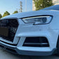 Audi A3 Front Lip Gloss Black Front Right