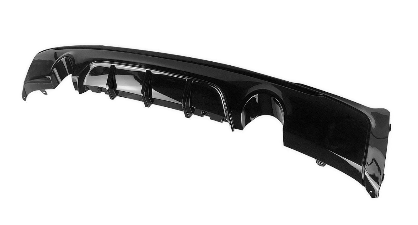 2014-2021 BMW 2 Series F22 M Performance Rear Diffuser Gloss Black Back Right Close Up