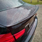 BMW F30 M Performance Spoiler Replica Carbon Fiber Back Left Close Up