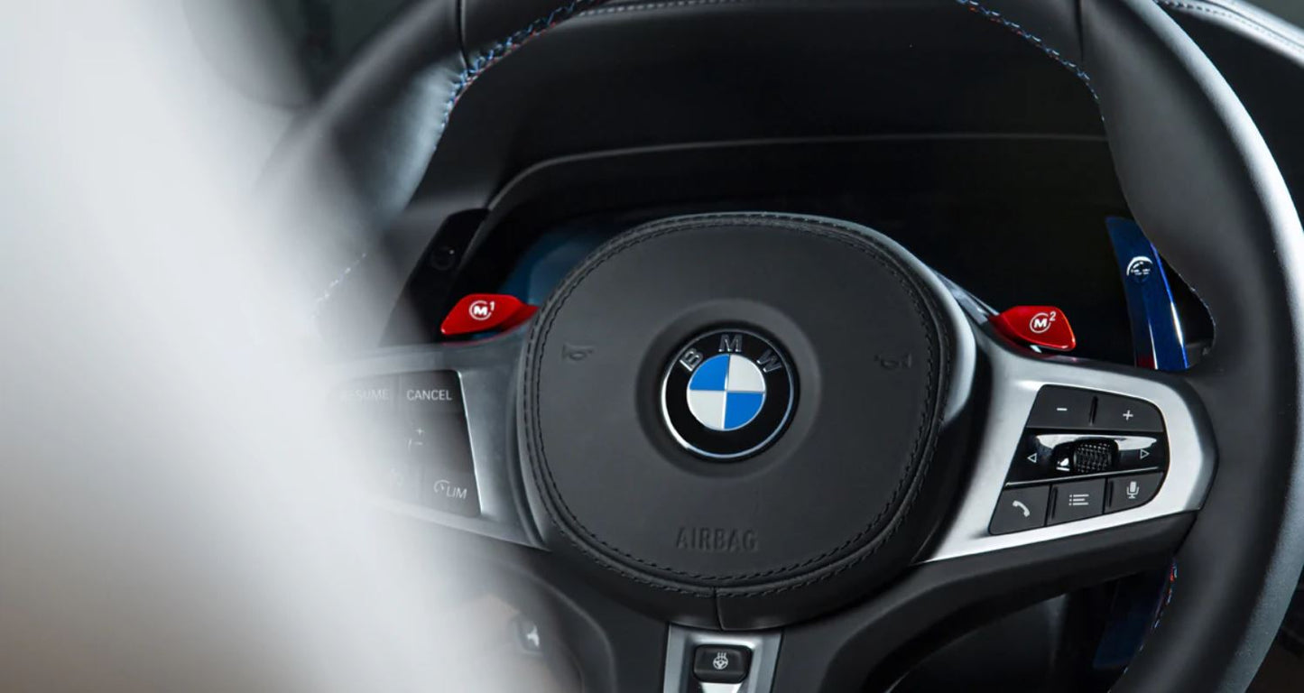 BMW G20 G22 G30 G32 Aluminum Paddle Shifters Steering Wheel