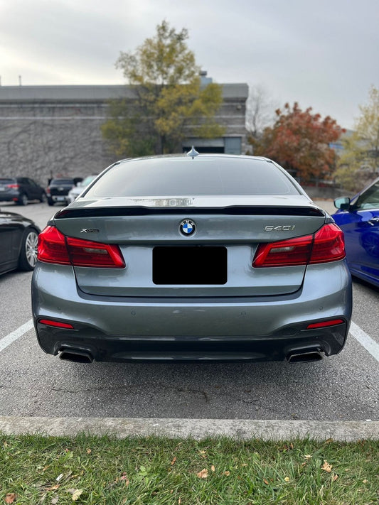 BMW G30 CS Spoiler Gloss Black Back Center