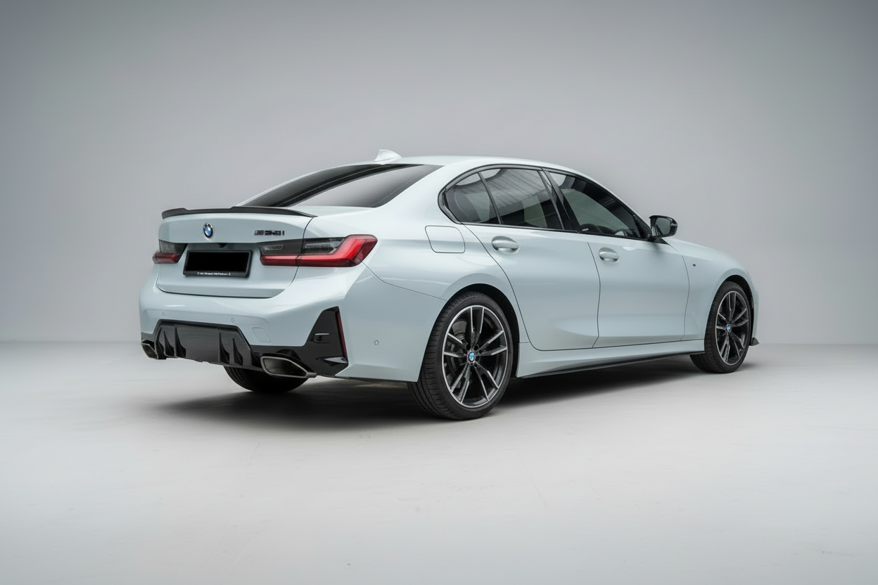 2019+ BMW 3 Series G20 (330i/M340i) AC Style Full Length Side Skirt Extensions Gloss Black