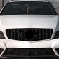 2009-2014 mercedes benz c class w204 c230/c300/c350 sedan/coupe gt style front bumper grille gloss black