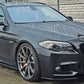 2011-2016 BMW 5 Series F10 M Performance Style Side Skirt Extensions Gloss Black Front Left