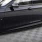 2011-2016 BMW 5 Series F10 M Performance Style Side Skirt Extensions Gloss Black Left Side