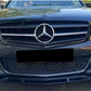 2012-2014 Mercedes C Class W204 Brabus Style Front Lip Gloss Black Front Center