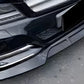 2012-2014 Mercedes C Class W204 Brabus Style Front Lip Gloss Black Front Left