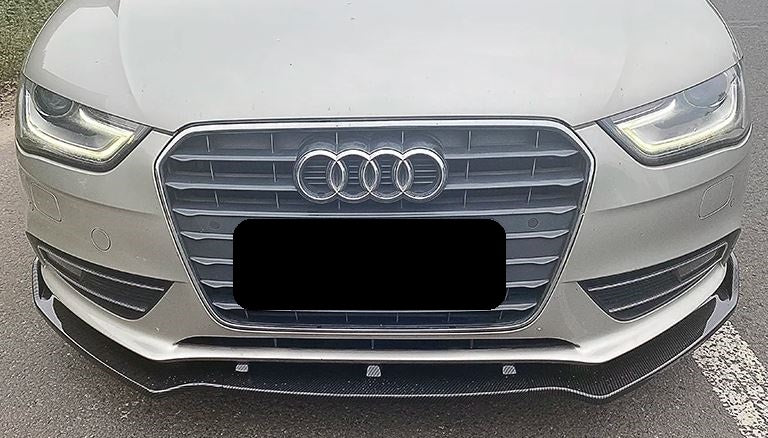 2012-2016 Audi A4 B8.5 Front Lip Gloss Black Front Center