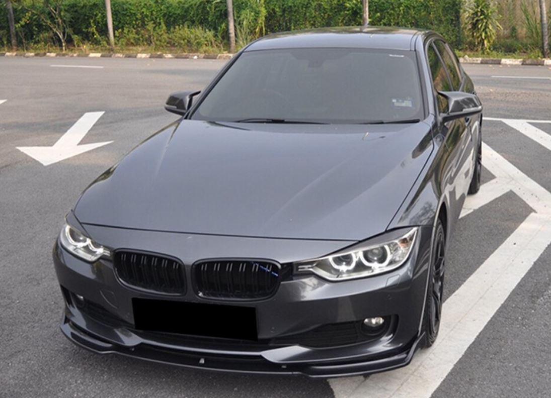 2012-2018 BMW 3 Series F30 (320i/328i/330i/335i) non m sport front bumper lip splitter spoiler Gloss Black Front Right