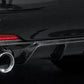 2012-2018 BMW 3 Series F30/F31 (328i/330i/335i/340i) m-sport m performance style rear bumper diffuser dual single exhaust Replica Carbon Fiber Back Left