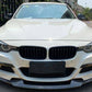 2012-2018 BMW 3 Series F30/F31 (328i/330i/335i/340i) m sport mad style front bumper lip splitter spoiler with canards Gloss Black Front Center