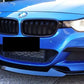 2012-2018 BMW 3 Series F30/F31 (328i/330i/335i/340i) m sport mad style front bumper lip splitter spoiler with canards Gloss Black Front Right