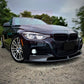 2012-2018 BMW 3 Series F30 F31 M Performance Style Front Lip Splitter Replica Carbon Fiber Front Left