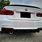 2012-2018 BMW-3/m series f30/f80 (320i/328i/330i335i/340i/m3) m performance style rear trunk spoiler lip gloss black center