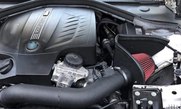 2012-2018 bmw 2/3/4/m series f22/f30/f32/f33/f36/f87(m235i/335i/435i/m2) n55 cold air intake installed