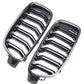 2012-2018 bmw 3 series f30 (320i/328i/330i/335i/340i) m style dual slat kidney grille replica carbon fiber