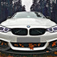 2014-2020 BMW 4 Series F32/F33/F36 M Performance Style Front Lip Splitter Gloss Back Front Center