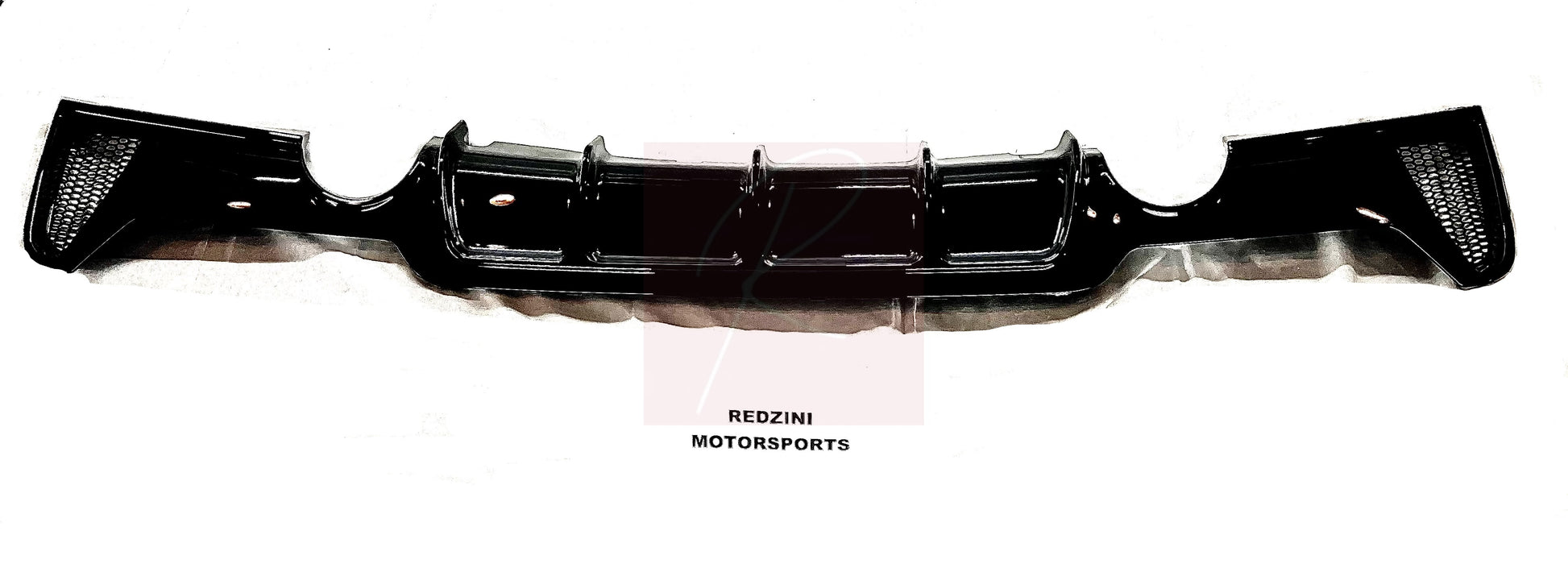 2014-2020 BMW 4 Series F32 F33 F36 M Performance Style Rear Diffuser Gloss Black Close Up