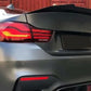 2014-2020 BMW 4 series f32 (428i/430i/435i/440i) psm style rear trunk spoiler lip wing gloss black left close