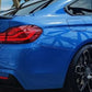 2014-2020 BMW 4 series f36 gran coupe 428i/430i/435i/440i m performance style rear trunk spoiler lip wing gloss black back right