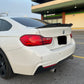 2014-2020 BMW 4 series f36 gran coupe 428i/430i/435i/440i psm style rear trunk spoiler Gloss Black Back Left