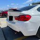 2014-2020 BMW 4 series f36 gran coupe 428i/430i/435i/440i psm style rear trunk spoiler Gloss Black Back Right