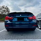 2014-2020 BMW 4 series f32 (428i/430i/435i/440i) psm style rear trunk spoiler lip wing gloss black back center