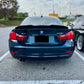 2014-2020 BMW 4 series f32 (428i/430i/435i/440i) psm style rear trunk spoiler lip wing gloss black center back