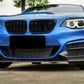 2014-2021 bmw 2 series f22/23 (228i/230i/m235i/m240i) m sport m performance style front bumper lip splitter spoiler Replica Carbon Fiber Front Center Right