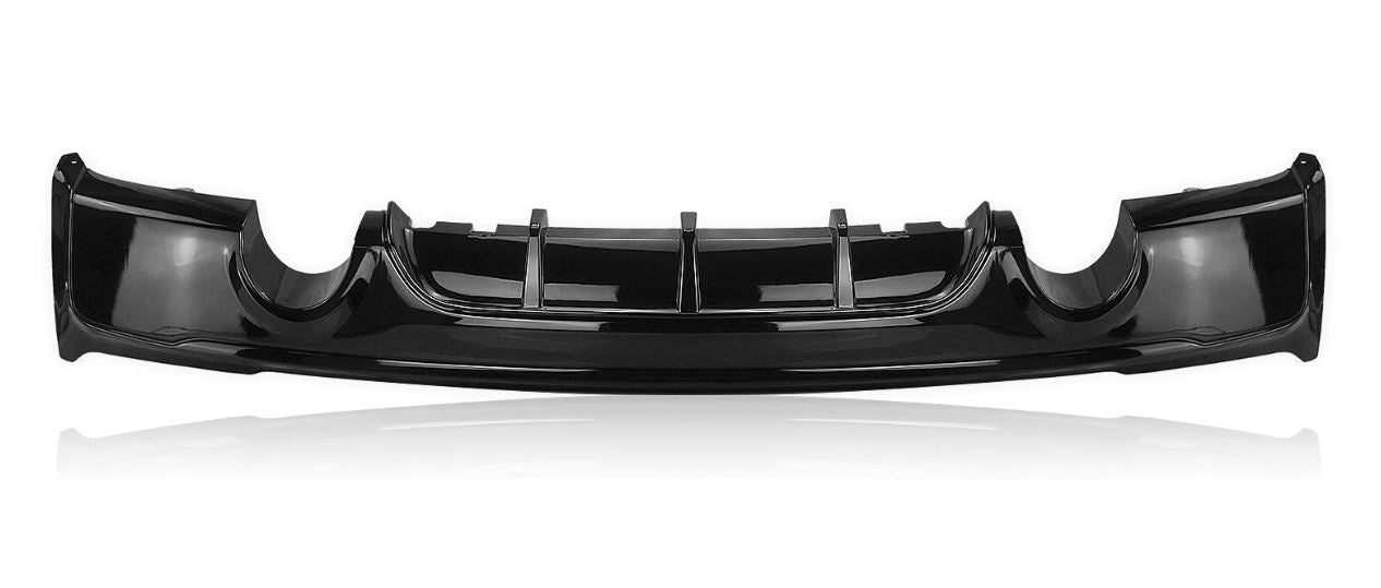 2014-2021 bmw 2 series f22/f23 (228i/230i/m235i/m240i) m sport m performance style rear bumper diffuser dual single exhaust Gloss Black Back Center