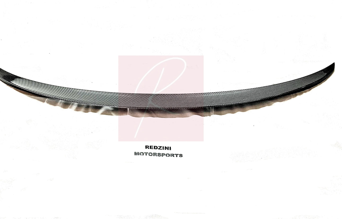 2014-2021 bmw 2 series f22/f87 (228i/230i/m235i/m240i/m2) m performance style rear trunk spoiler lip wing replica carbon fiber close up