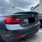 2014-2021 bmw 2 series f22/f87 (228i/230i/m235i/m240i/m2) m performance style rear trunk spoiler lip wing gloss black back left