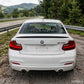 2014-2021 bmw 2 series f22/f87 (228i/230i/m235i/m240i/m2) m performance style rear trunk spoiler lip wing gloss black back center