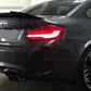 2014-2021 bmw 2 series f22/f87 (228i/230i/m235i/m240i/m2) psm style rear trunk spoiler lip wing Gloss Black Back Right