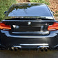 2015 2018 BMW M Series M2 F87 V Style Performance Diffuser Gloss Black Back Center