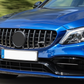 2015-2018 Mercedes Benz C Class W205 C63/C63S GT Style Front Grille Gloss Black