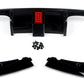 2015-2019 BMW M Series M3 M4 F80 F82 V Style Rear Diffuser With LED Light Gloss Black Close Up