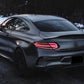 2015-2021 Mercedes Benz C Class Coupe C205 PSM Style Spoiler Gloss Black Back Left Far